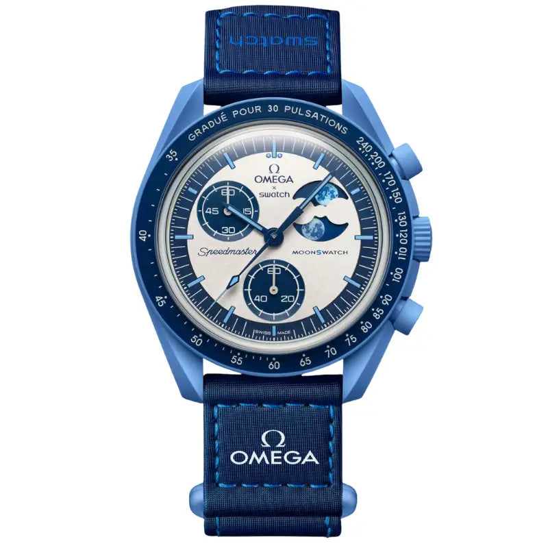 Relógio Missão à Fase da Super Lua Azul