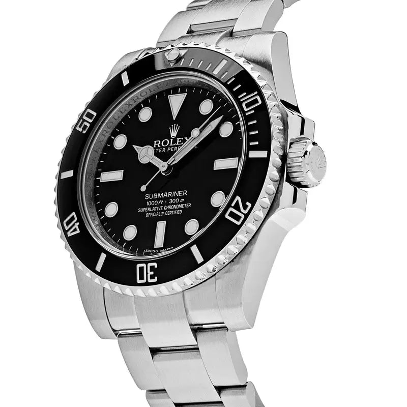 Submariner No Date Mostrador Preto