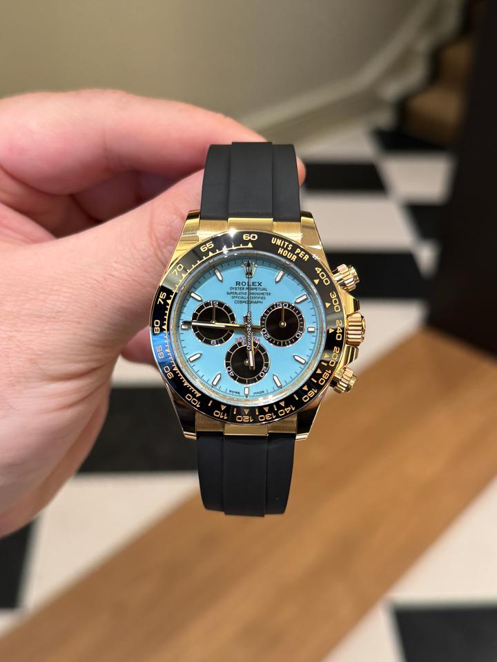 Rolex Daytona -Gold /Azul Turquesa